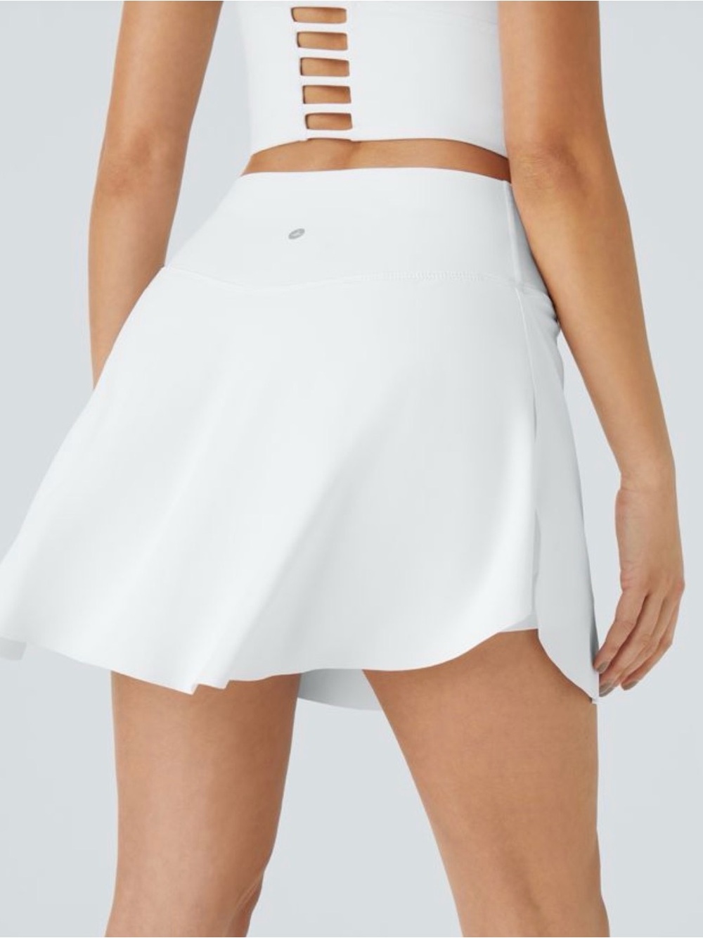 HALARA White SoftlyZero™ Airy Athletic Skort